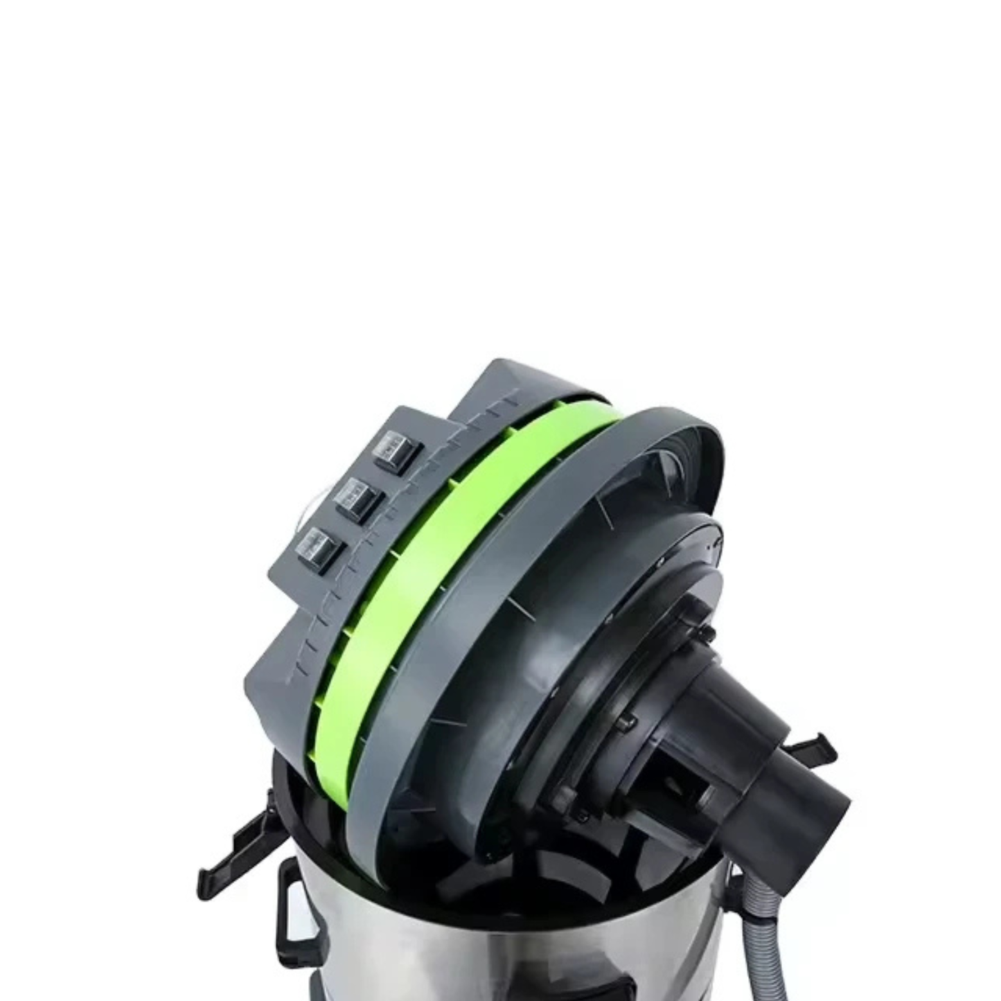 Aspirateur industriel sec et humide HT80-3 – 80L, triple moteur pour eau, poussière, acide et huile