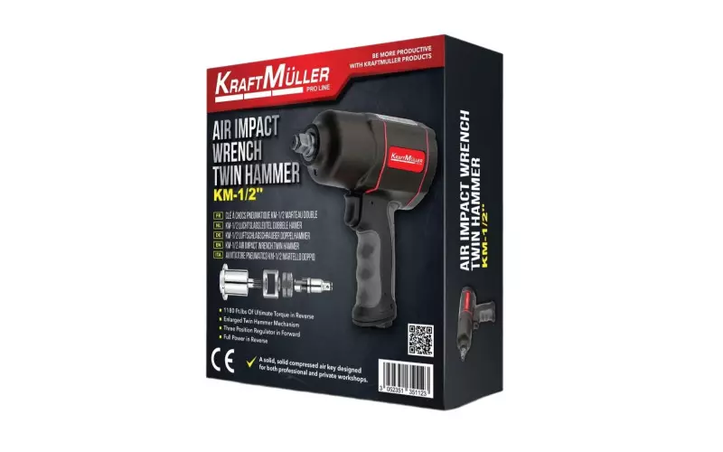 Clé à chocs pneumatique de KRAFT MULLER