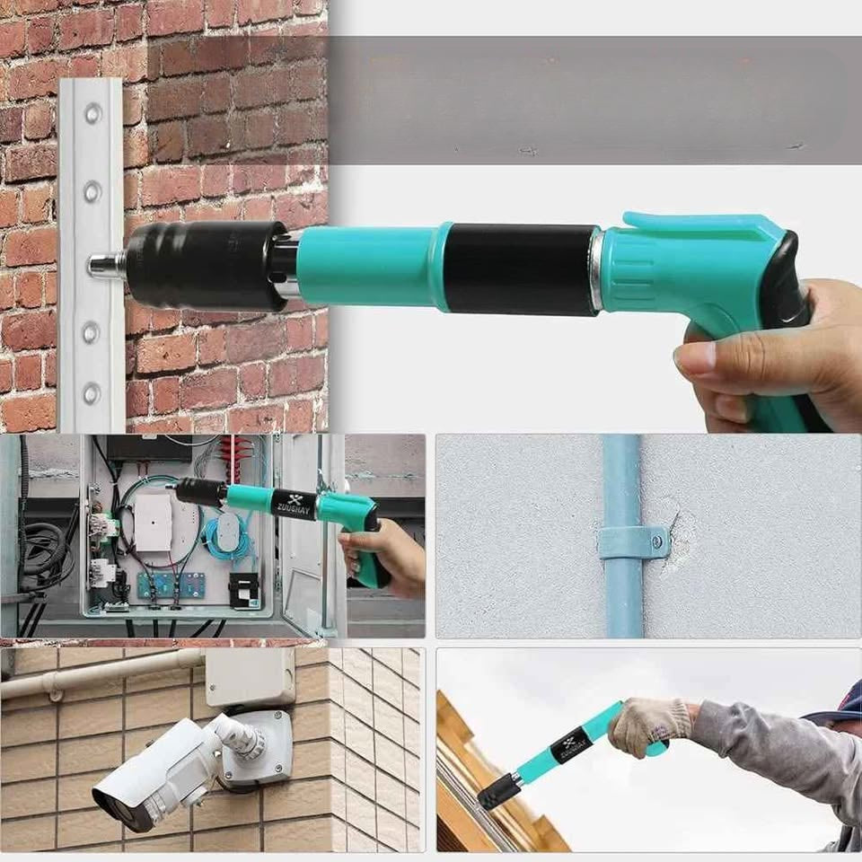 Pistolet à Clous Manuel avec 100 Clous Ronds