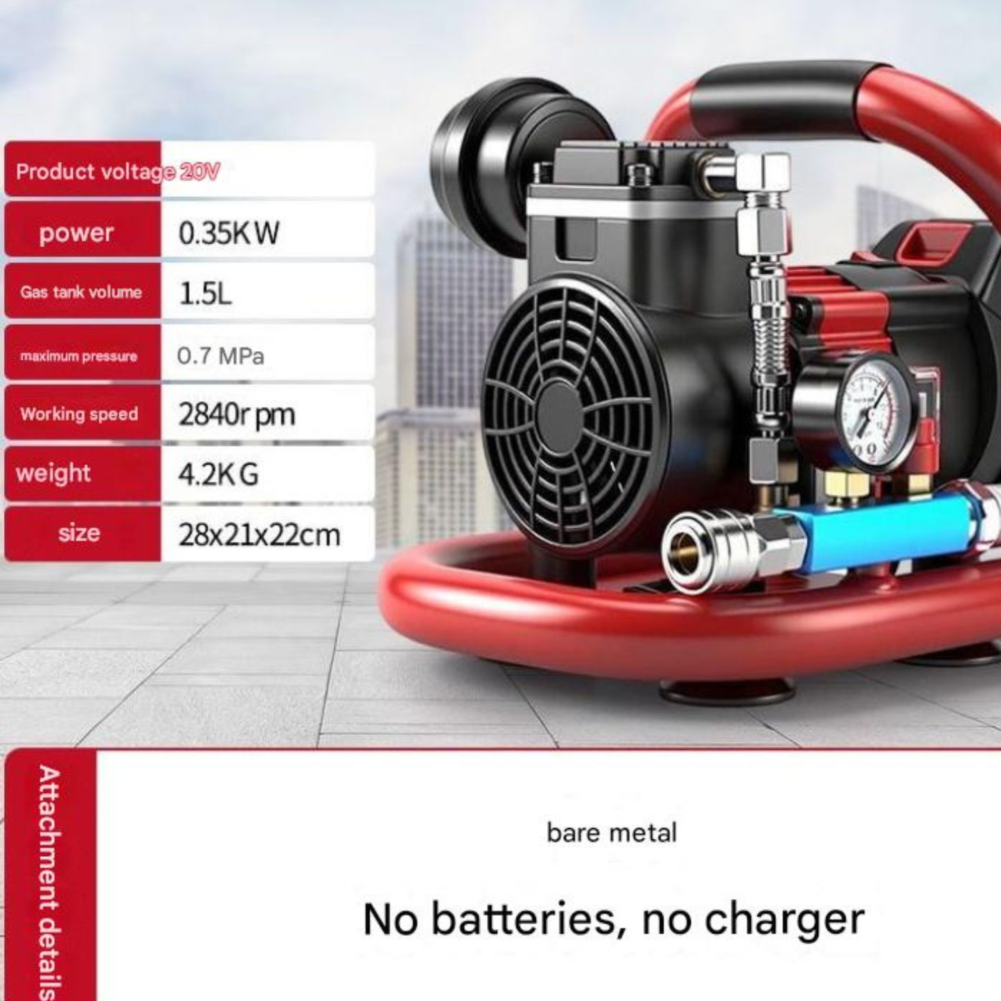 compresseur d'air portatif a batterie