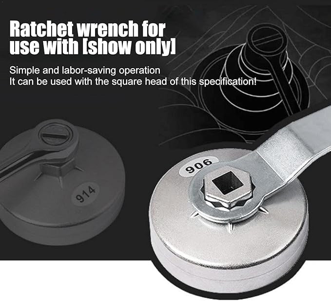 kit de clef pour filtre à huile en aluminium 14PCS