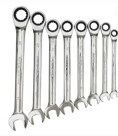 8 clés à cliquet à double usage