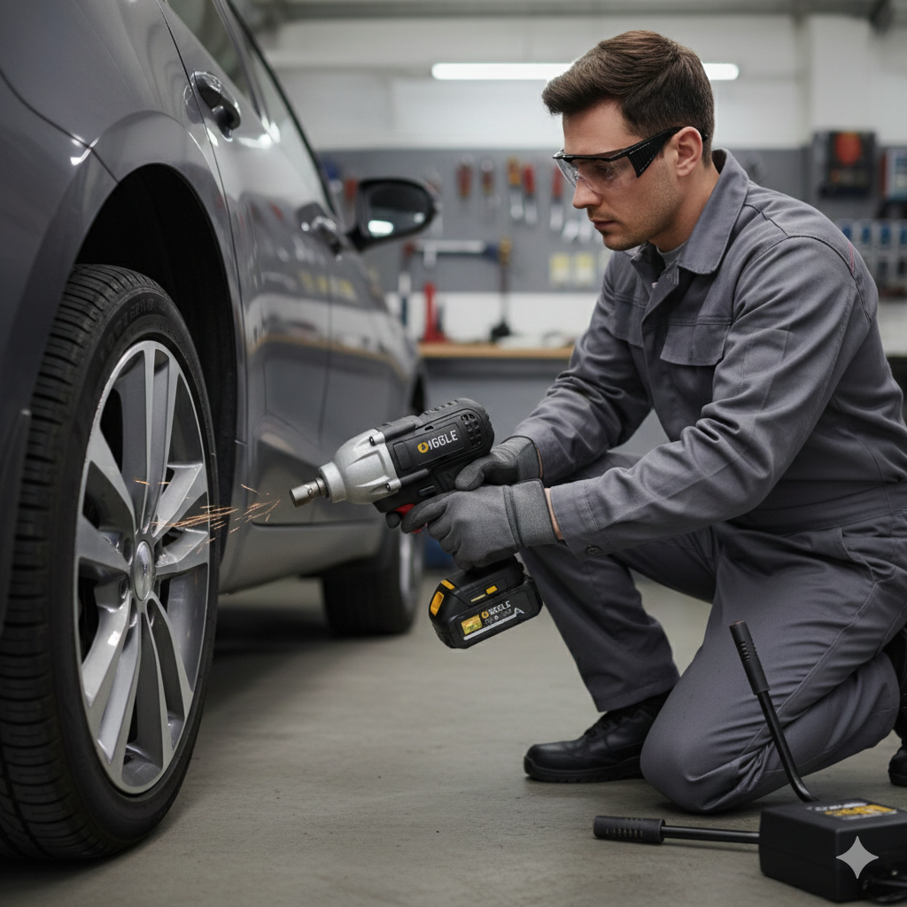 Clé à choc 350Nm grise