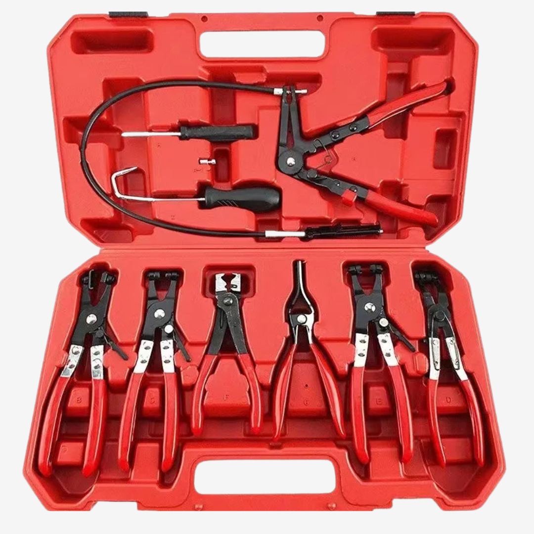 BGS DIY 421 Jeu De 10 Pinces Pour Colliers De Serrage - Outils Auto Essentiels Pour Mécanique