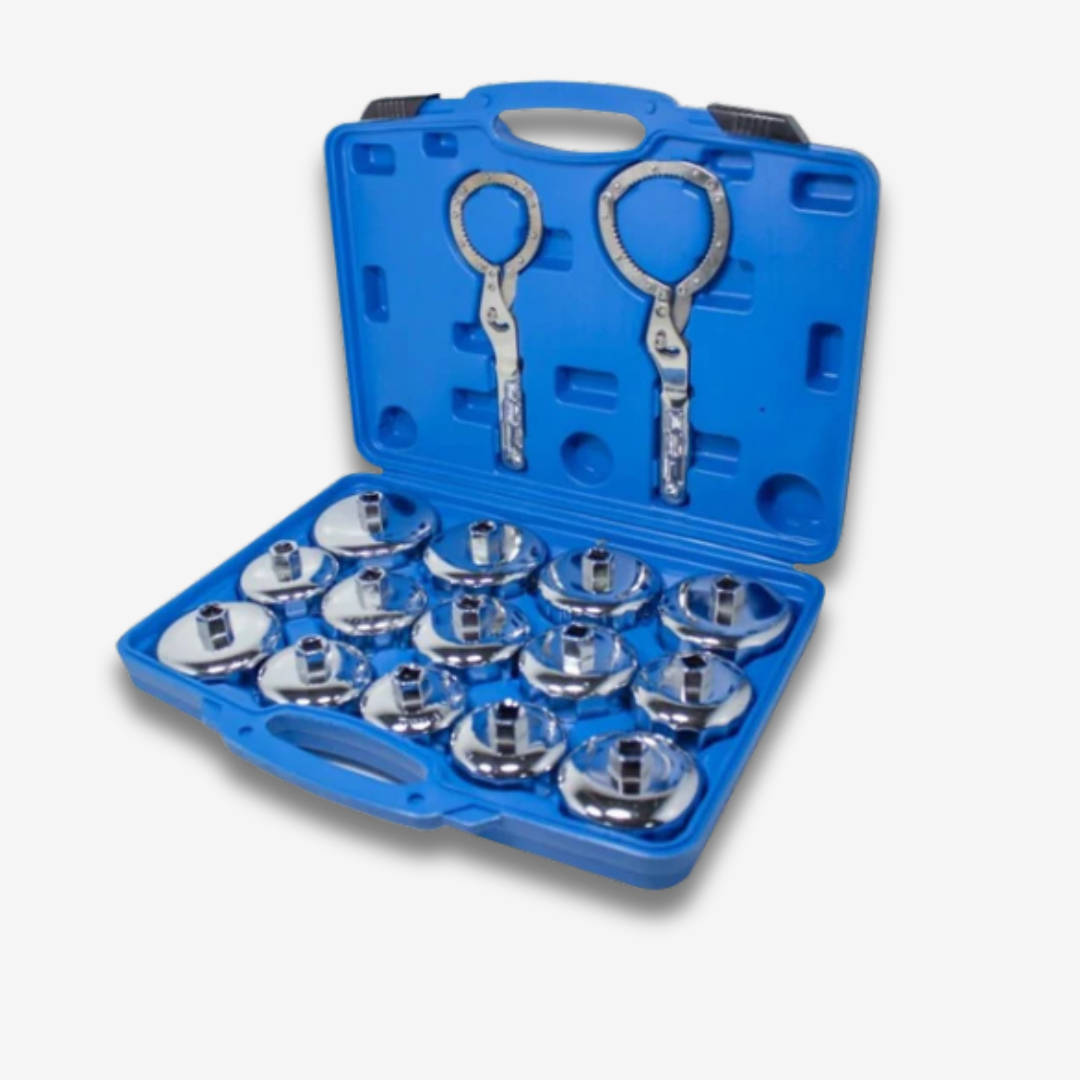 Jeu de clés pour filtre à huile de type épaississant 16 PCS