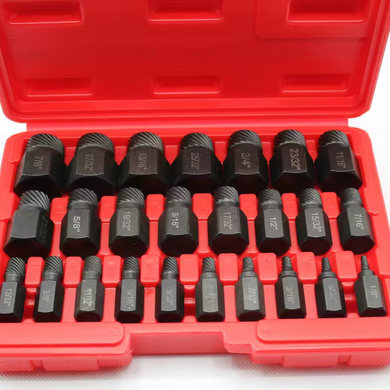 Coffret Extracteurs de Vis 25 Pièces – Retrait Boulons Abîmés
