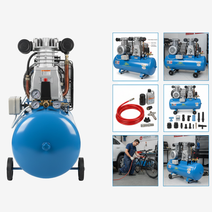 COMPRESSEUR DAIRE 200L 380V 5,5HP COURROIE