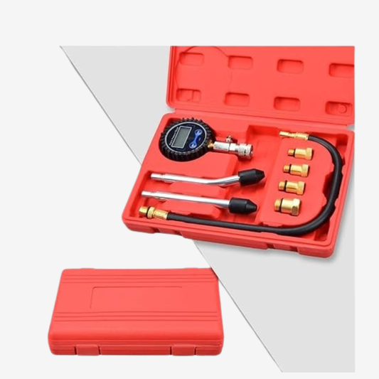 Testeur de Compression Moteur Digital 200 PSI – Kit Essence avec Adaptateur