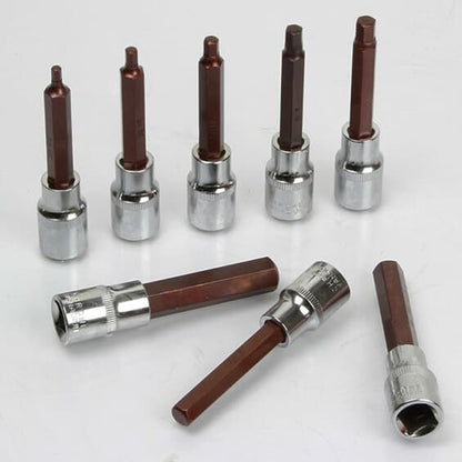 Ensemble de 8 Clés  Douilles avec Embout TORX Perforé