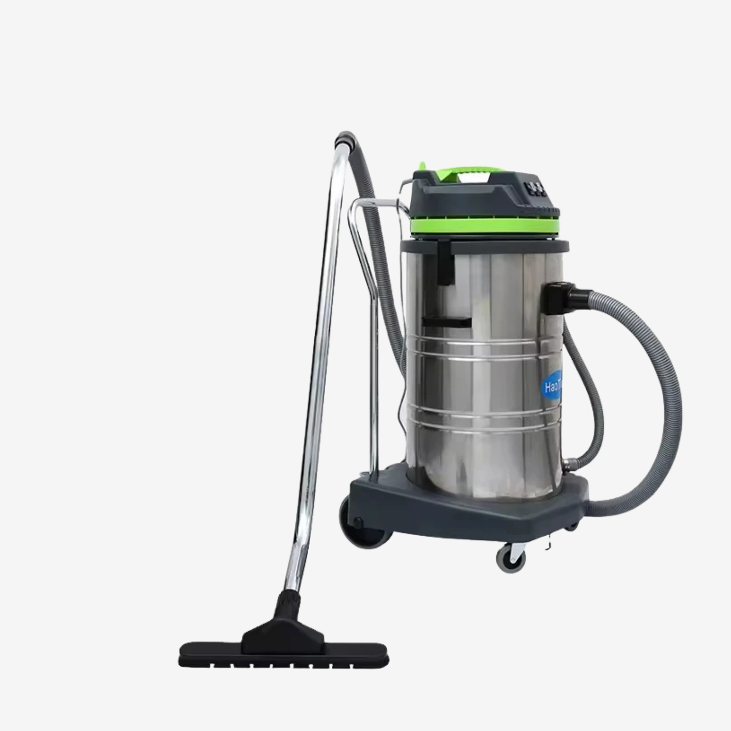 Aspirateur industriel sec et humide HT80-3 – 80L, triple moteur pour eau, poussière, acide et huile