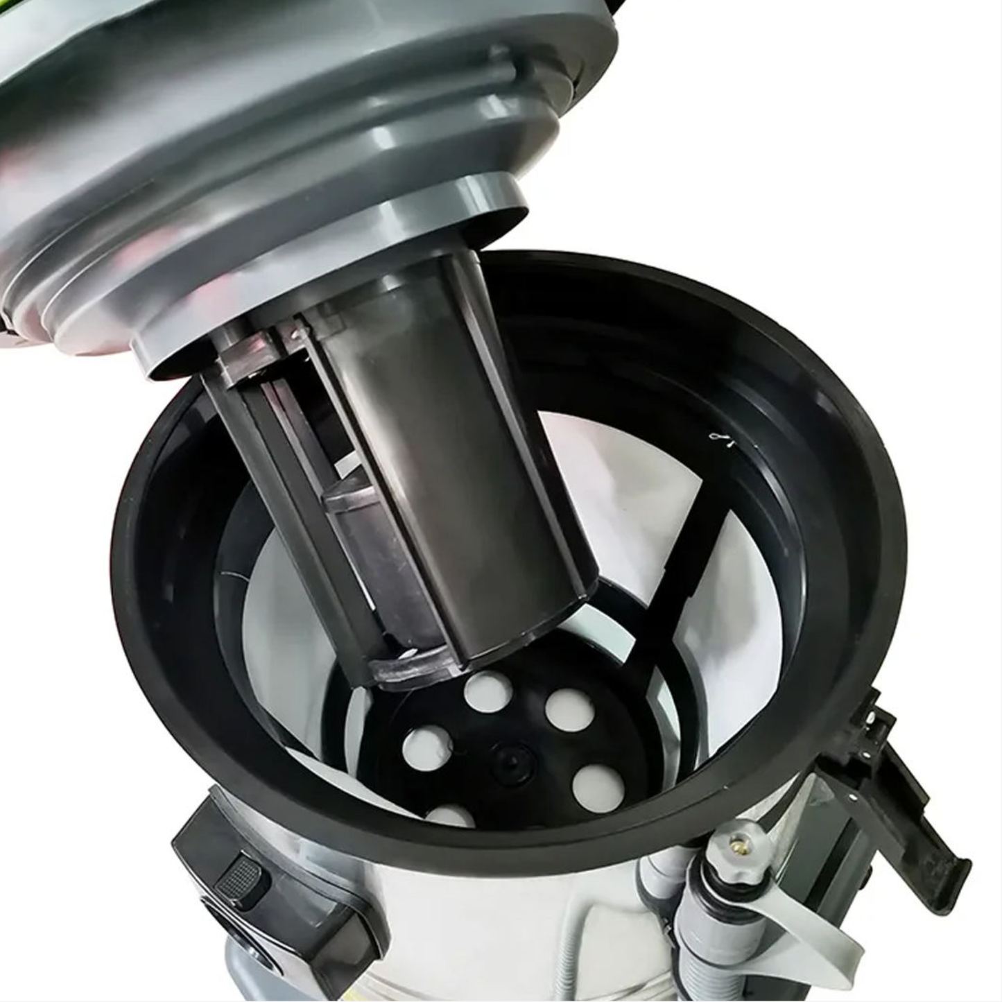 Aspirateur industriel sec et humide HT80-3 – 80L, double moteur pour eau, poussière, acide et huile