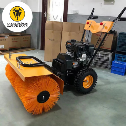 Balayeuse déneigeuse routière à deux roues motrices