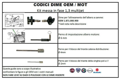 Kit Calage FIAT OPEL FORD 1.3 L CDTI 16V WD018