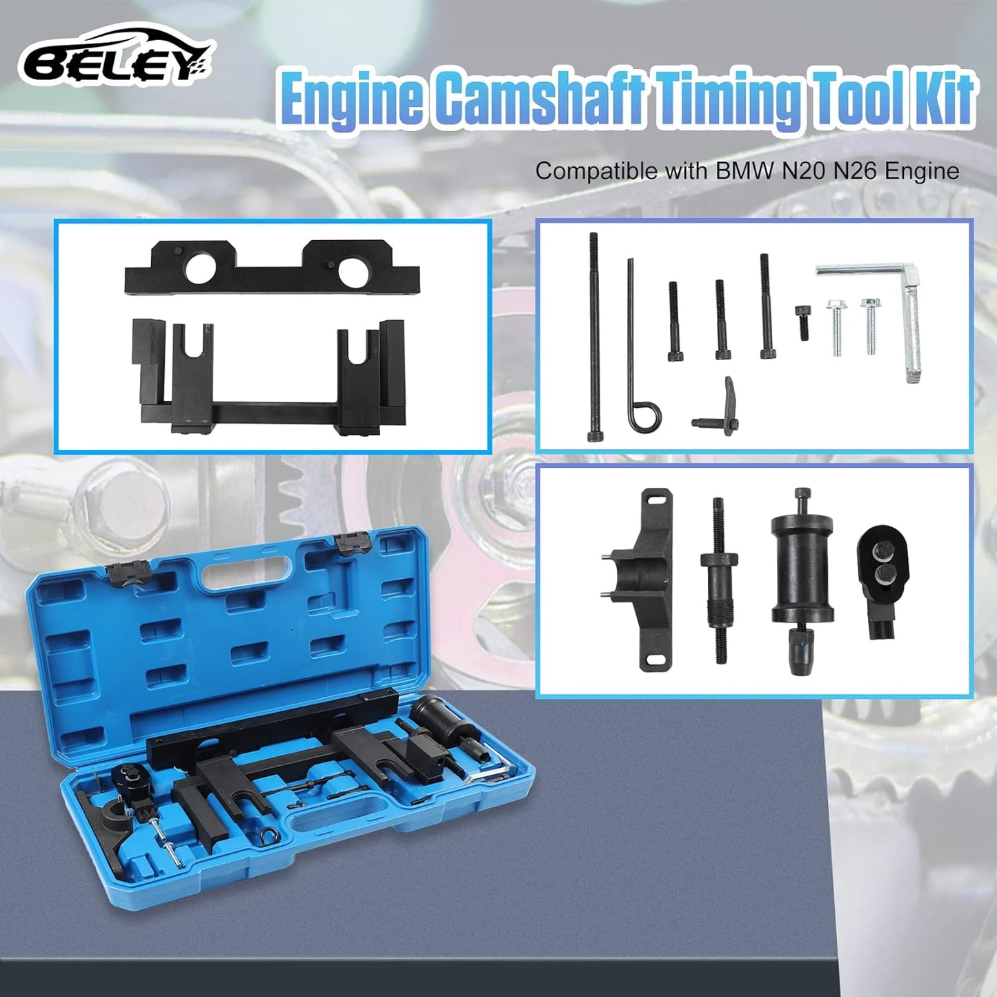 Outil de verrouillage d'arbre à cames compatible avec moteur BMW N26 New 3 Series 5 Series N20