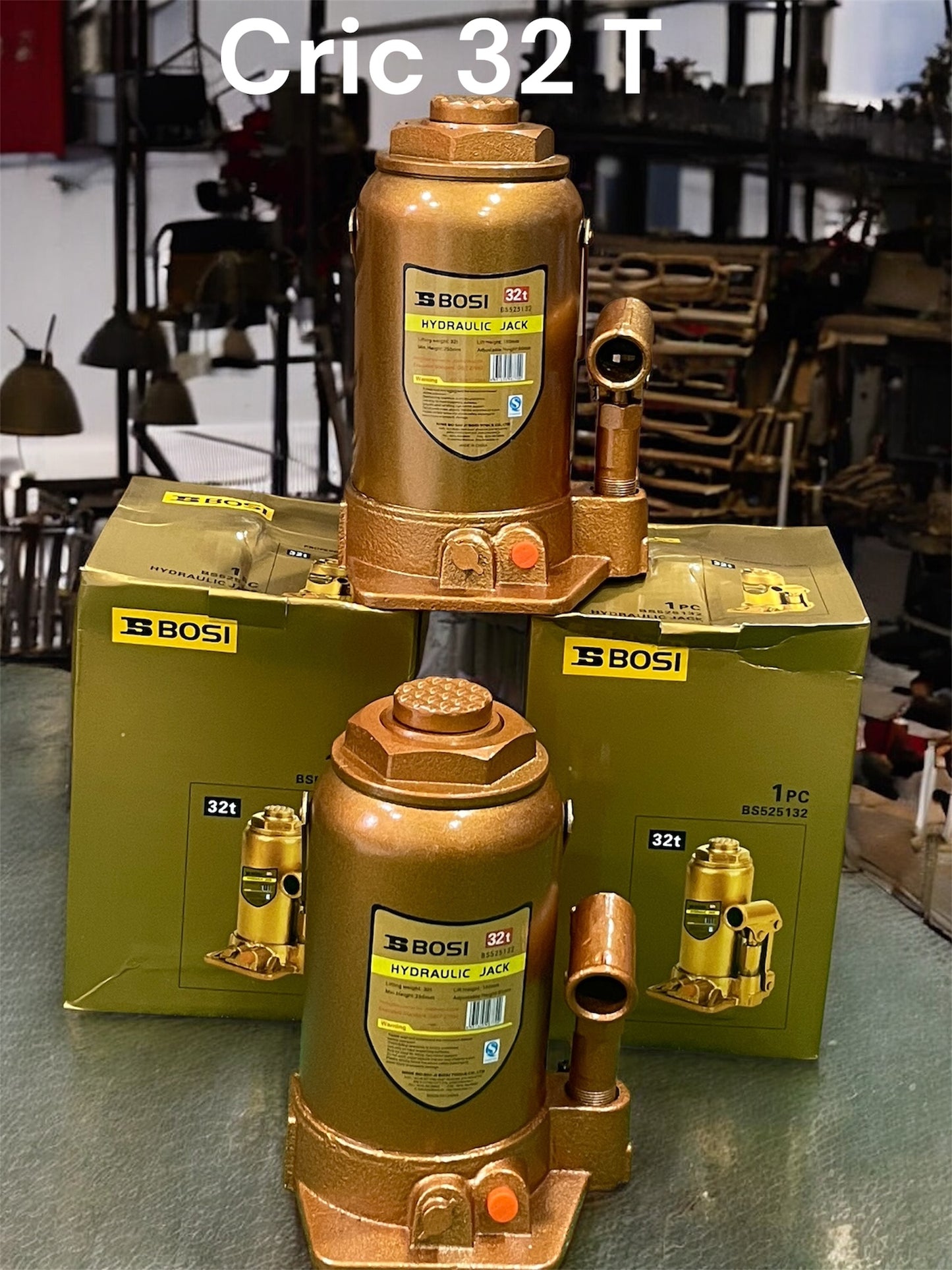 Cric bouteille hydraulique 32 T