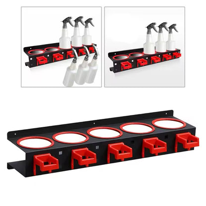 02 Support de rangement mural pour bouteilles de pulvérisation WJS030A