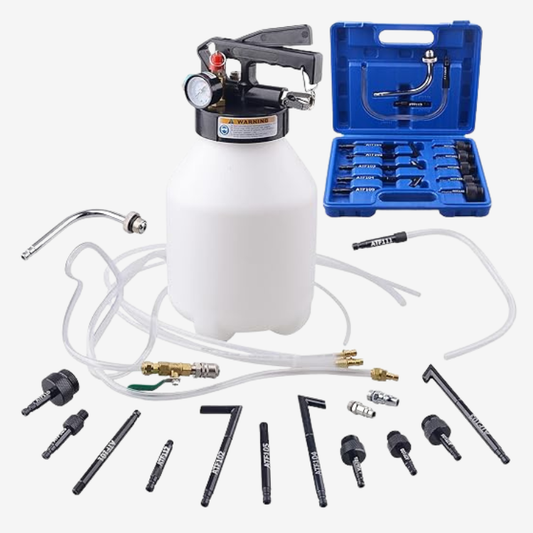 Extracteur & Distributeur ATF Pneumatique 6L – Kit 14 Adaptateurs