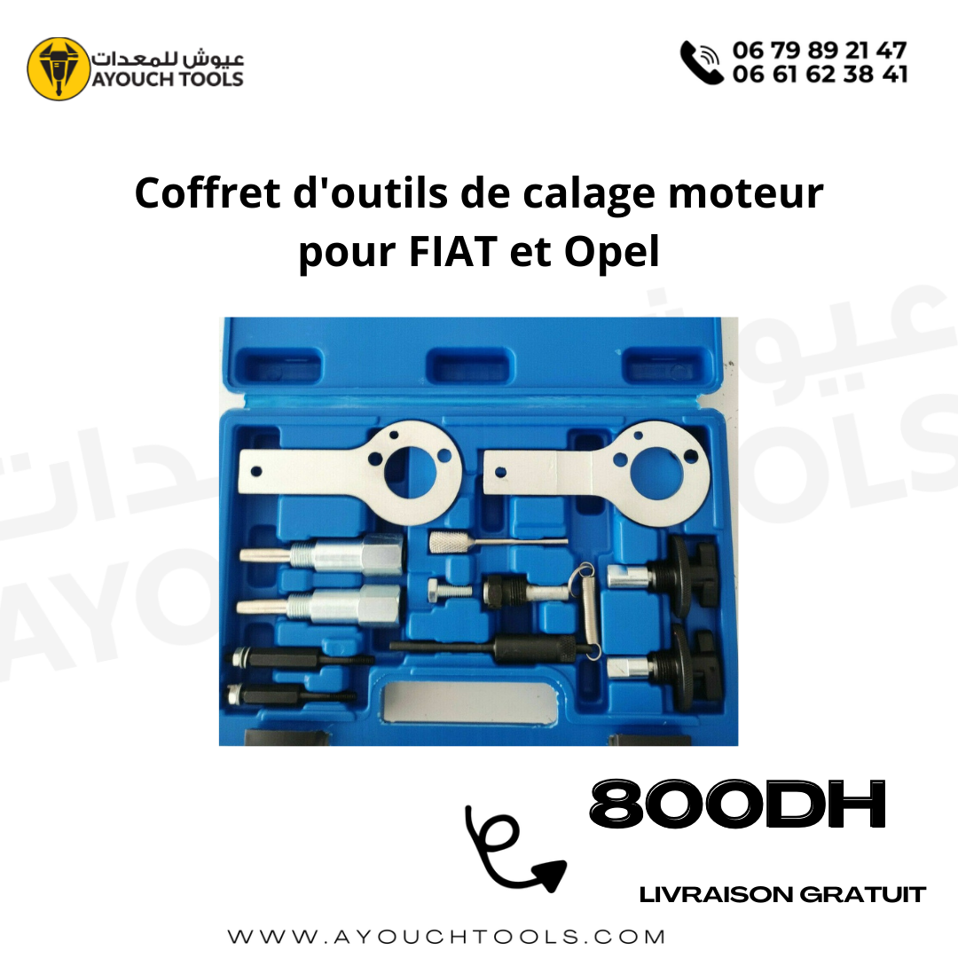 Coffret d'outils de calage moteur (Fiat, Opel, SAAB MULTIJET CDTI TID)