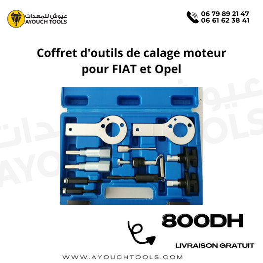 Coffret d'outils de calage moteur (Fiat, Opel, SAAB MULTIJET CDTI TID)