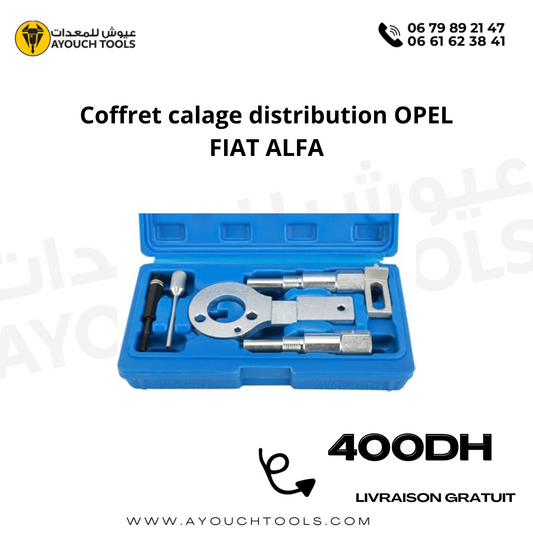 coffret calage distribution (Opel, Fiat, Alfa, Romeo, 147 MOTEURS 1.9 2.4 Litres 16V 20V 150sa)