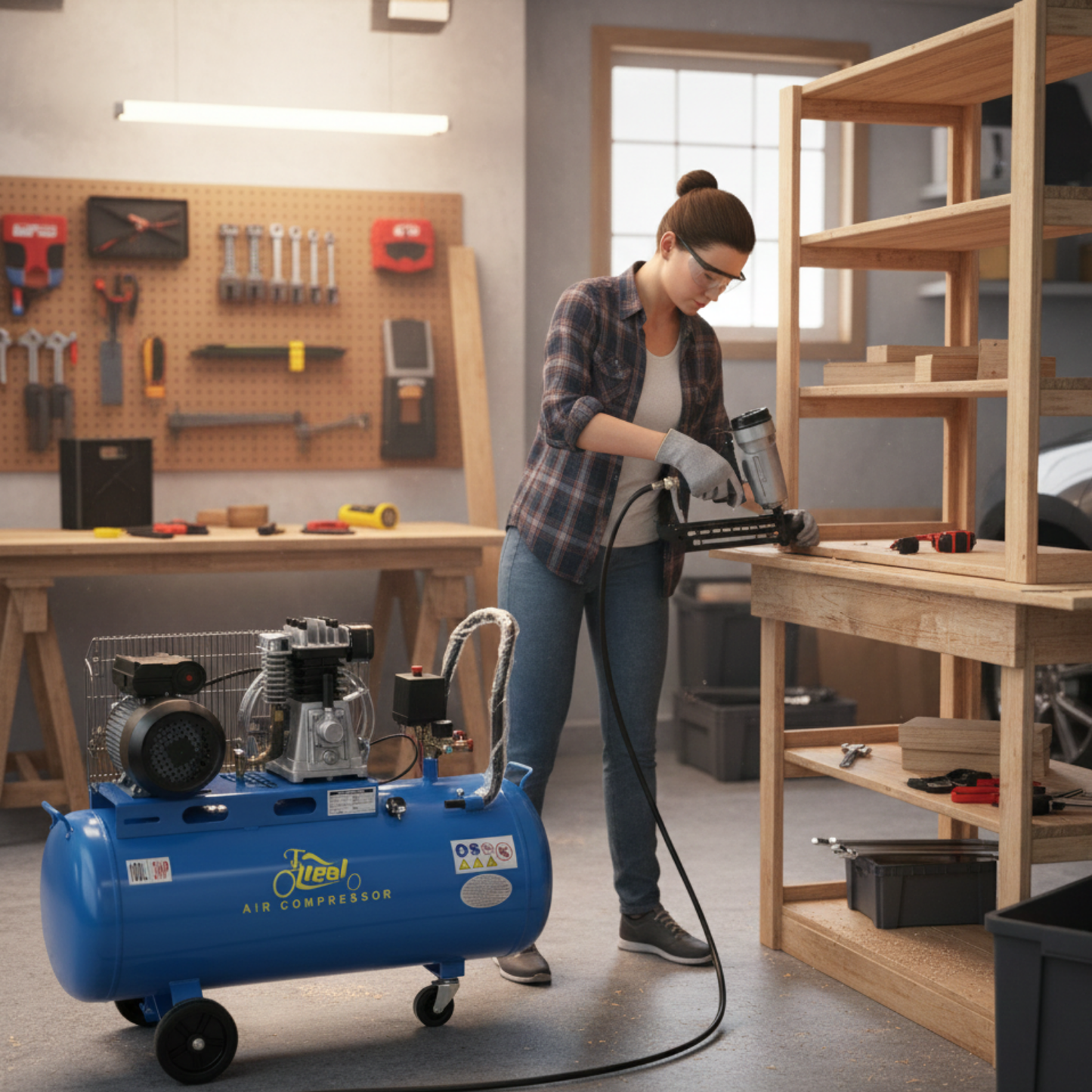 Compresseur d’air 100 L 3hp Couroie