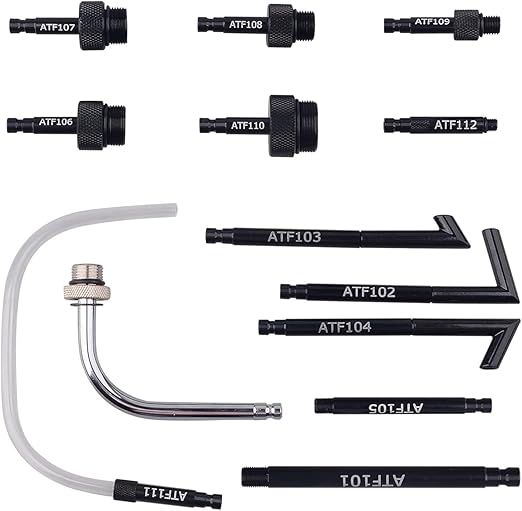 Extracteur & Distributeur ATF Pneumatique 6L – Kit 14 Adaptateurs