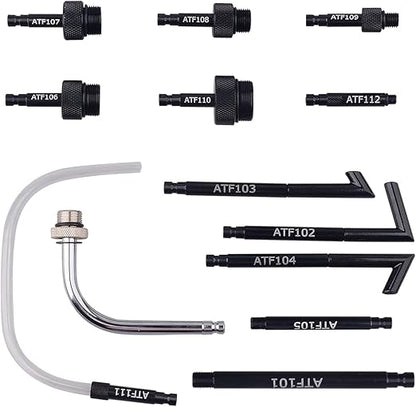 Extracteur & Distributeur ATF Pneumatique 6L – Kit 14 Adaptateurs