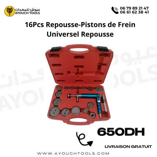 Repousse Pistons de frein pneumatique 16Pcs
