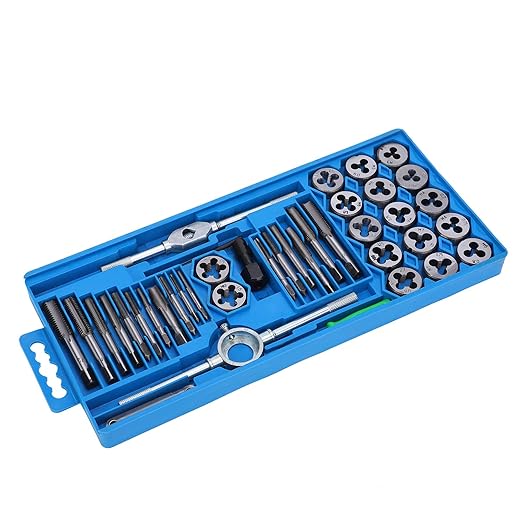 KIT TARAUDS ET FILIÈRES 40 PIÈCES