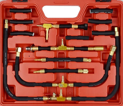 Kit Testeur de Pression Injection Carburant – 0-140 PSI / 10 Bar – Moteur Essence