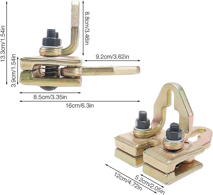 Pince de Traction Carrosserie 5 Tonnes – Angle Droit Bidirectionnelle