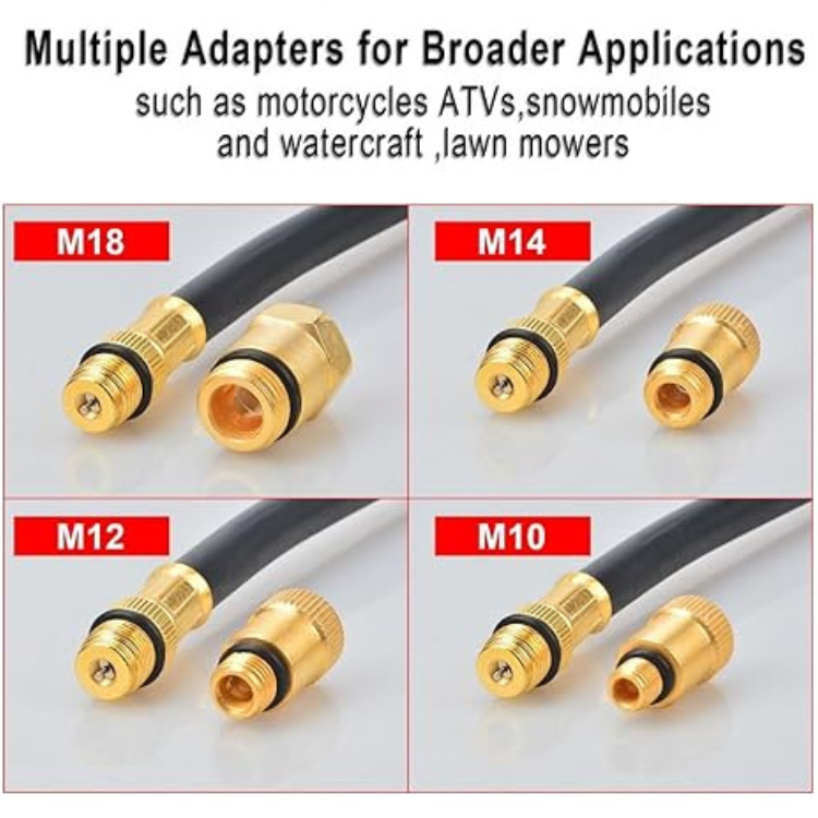 Testeur de Compression Moteur Digital 200 PSI – Kit Essence avec Adaptateur