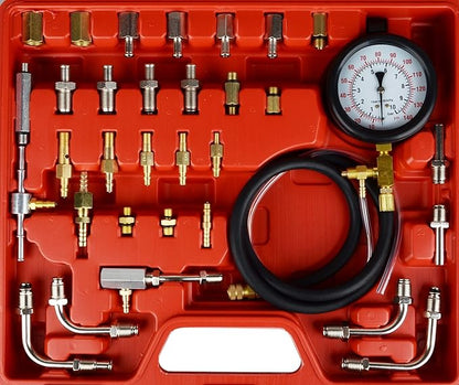 Kit Testeur de Pression Injection Carburant – 0-140 PSI / 10 Bar – Moteur Essence