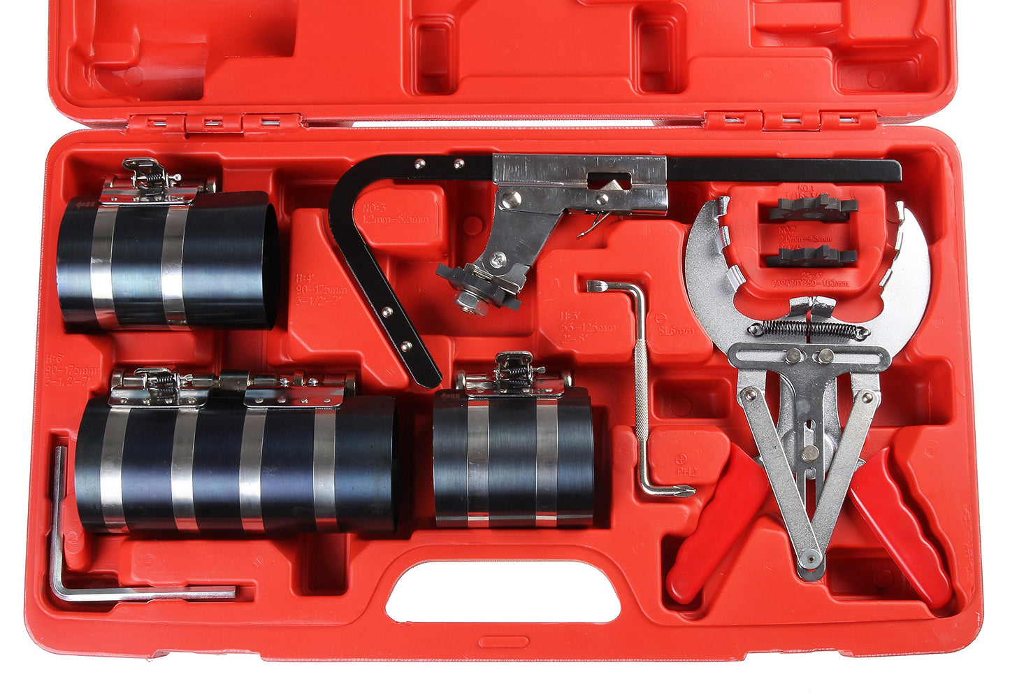 jeu d'outils de service pour segments de piston. YZ9011