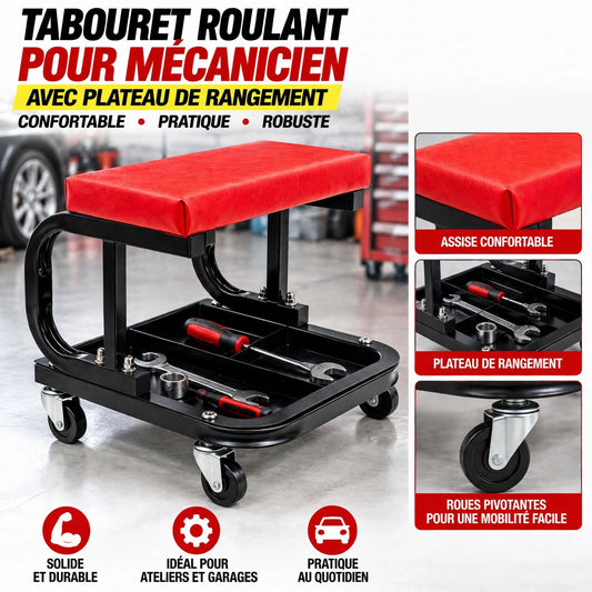 chaise de Mécanicien Velar avec Rangement Pratique WJS-027