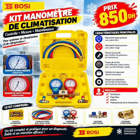 OUTIL POUR ENTRETIEN DES SYSTEMES DE CLIMATISATION BS521415