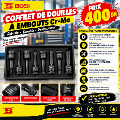 JEU DE DOUILLE LONG A IMPACT BS365810C