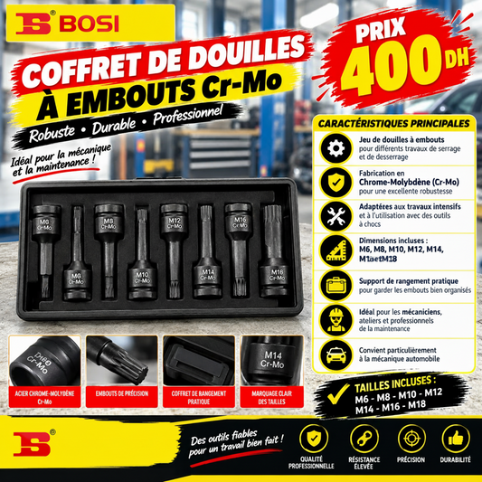 JEU DE DOUILLE LONG A IMPACT BS365810C