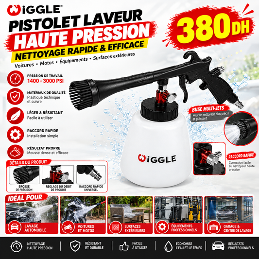 YB-024-1 PISTOLET LAVEUR HAUTE PRESSION 1400-3000 PSI