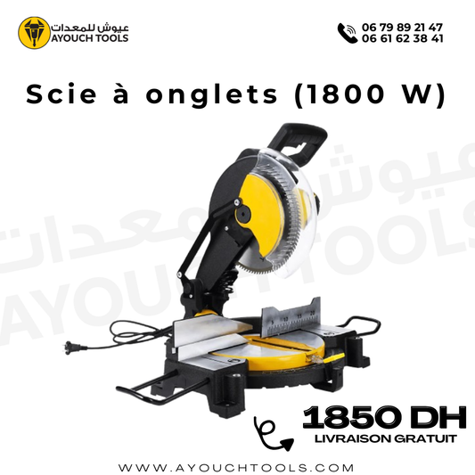 Scie à onglets (1800 W)