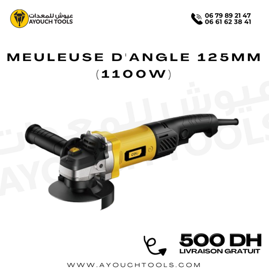 Meuleuse d'angle 125mm (1100W)