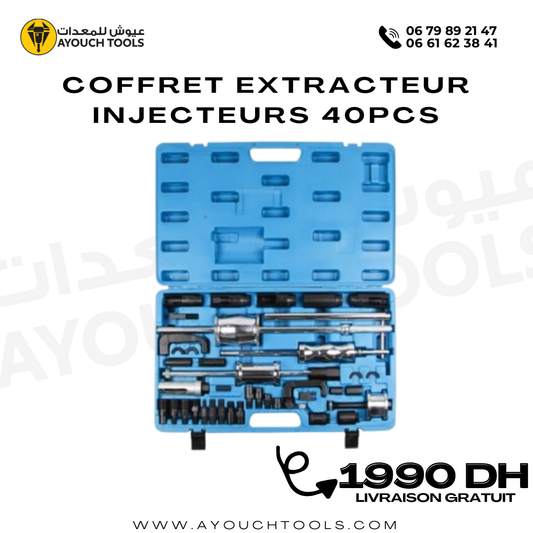 Coffret extracteur injecteurs universel 40PCS