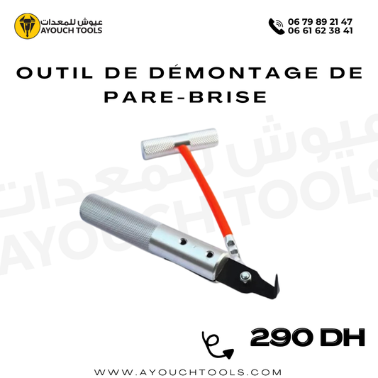 Outil de démontage de pare-brise de voiture