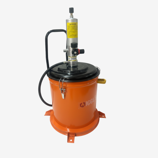 Pompe à Graisse Pneumatique WIGGLE 30 L – Système de Graissage Professionnel à Air Comprimé