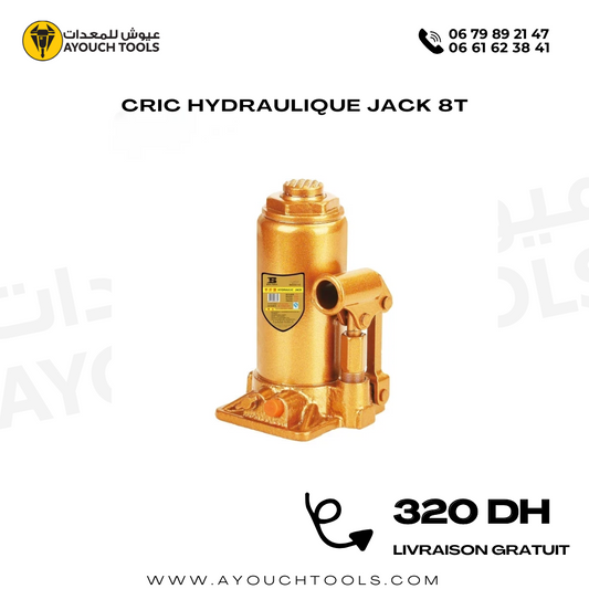 Cric hydraulique jack 8T