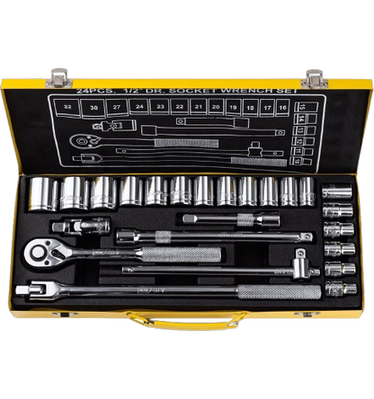 Coffret de clés à douille  24PCS