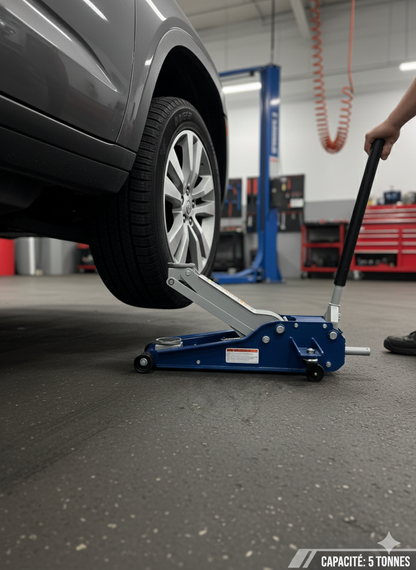 Cric hydraulique rouleur 5 Tonnes