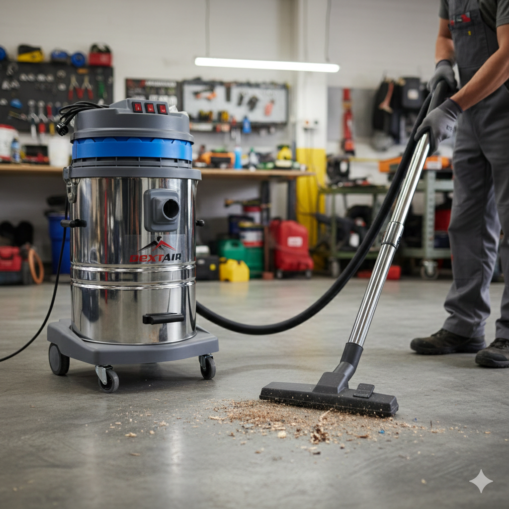 Aspirateur 70L/ 03 Moteurs – 4500W avec 2 Filtres