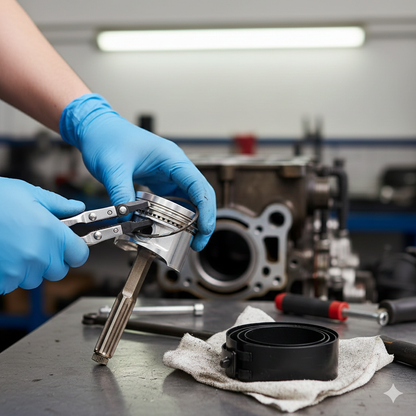 Kit professionnel 7 pièces – Compresseur de segments de piston