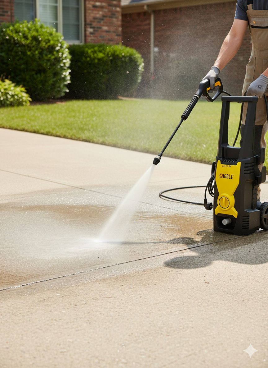 Nettoyeur Haute Pression Industriel – Machine Légère pour Lavage de Voitures et Nettoyage à Domicile